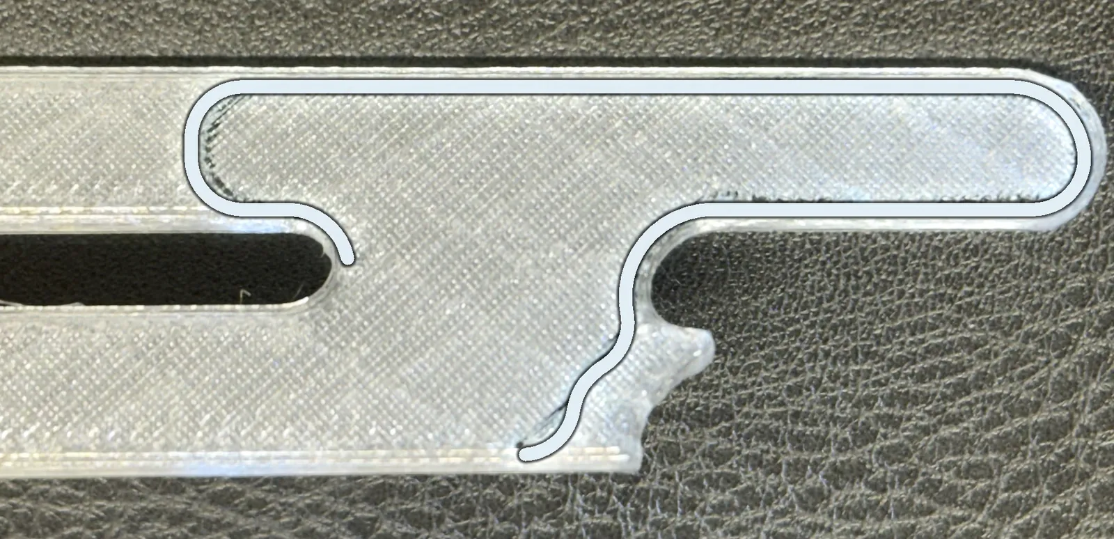 The same photo with the planned fiber course drawn over it as a white line. The line follows the dark fiber.